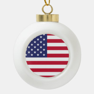 USA KERAMIK Kugel-Ornament