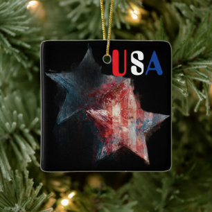 USA Keramik-Ornament Keramikornament