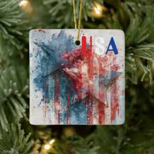 USA Keramik-Ornament Keramikornament