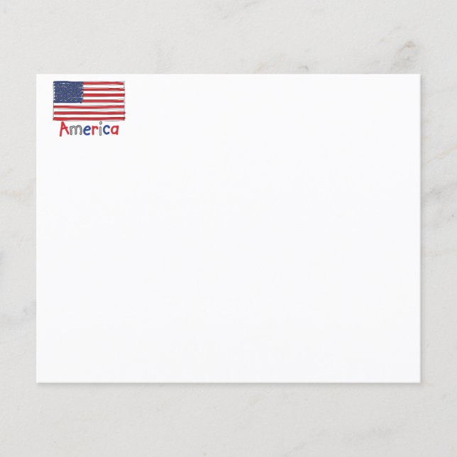 USA - KIDS-Flagge Flyer (Vorne)