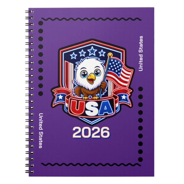 USA Kinder Notizblock (Vorderseite)