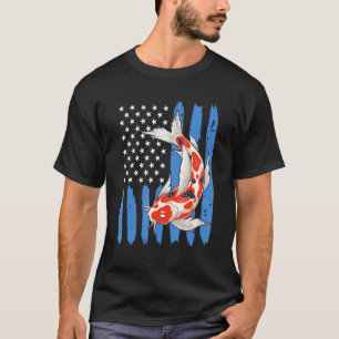Usa Koi Carp Koi Teich Fisch Teich 2 T-Shirt