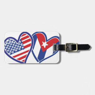 USA Kuba Liebe Hearts Gepäckanhänger