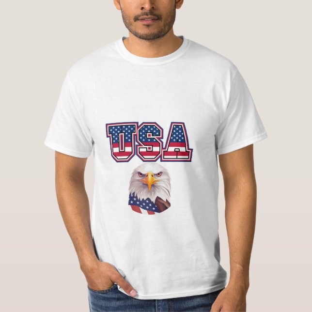 USA Kunst T-Shirt Design (Vorderseite)