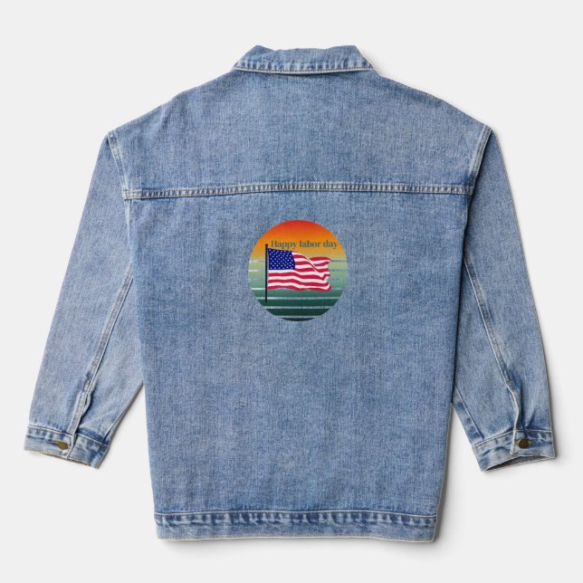 USA Labour Day Jeansjacke (Rückseite)