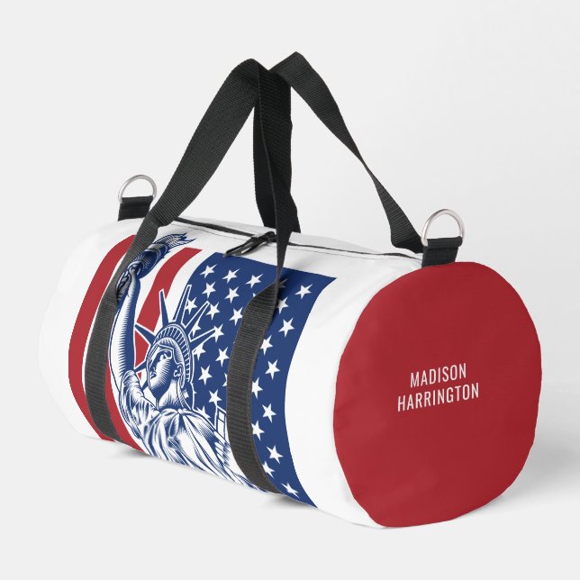 USA Liberty individuelle Name Duffle Bag (Linke Seite)