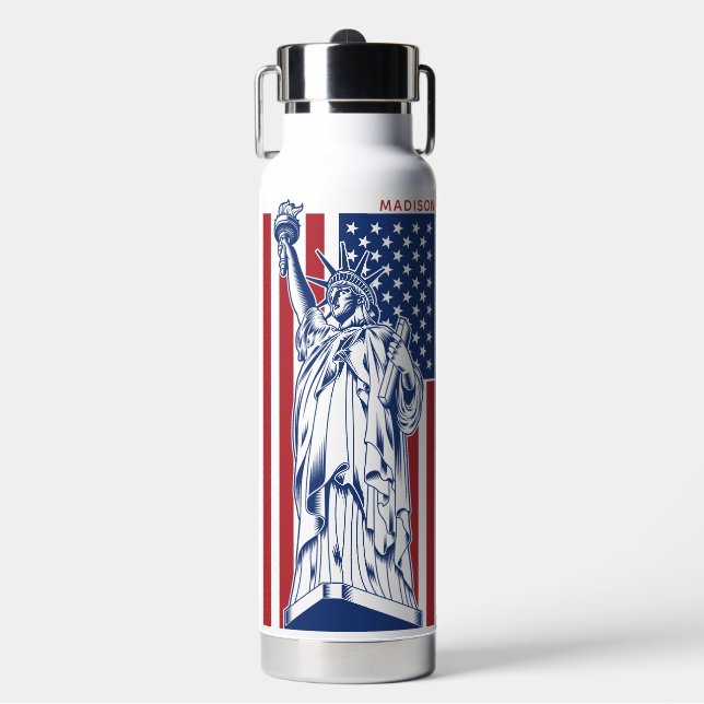 USA Liberty individuelle Name Trinkflasche (Vorderseite)