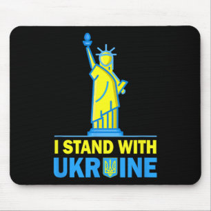 Usa Liberty Ukraine T-Shirt Ich stehe hinter der U Mousepad