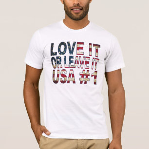 USA-Liebe verlässt es oder es! T-Shirt