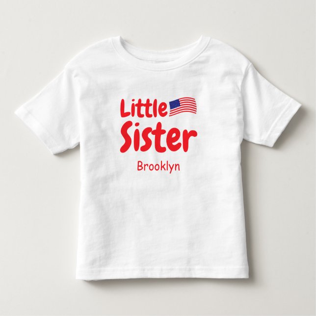 USA Little Sister T - Shirt (Vorderseite)