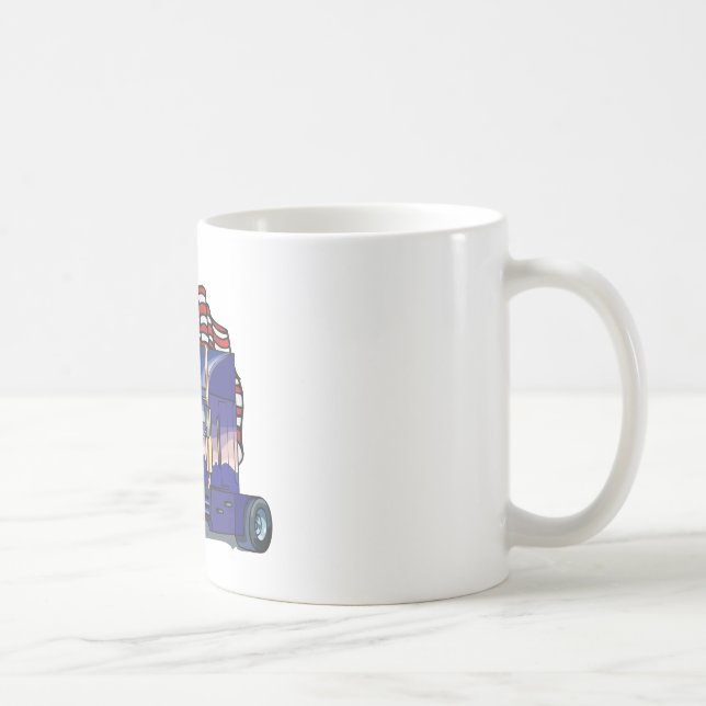 USA-LKW-Fahrer Kaffeetasse (Rechts)