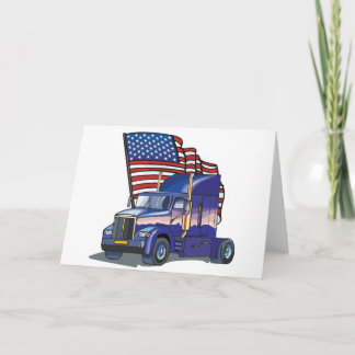 USA-LKW-Fahrer Karte