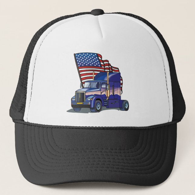 USA-LKW-Fahrer Truckerkappe (Vorderseite)