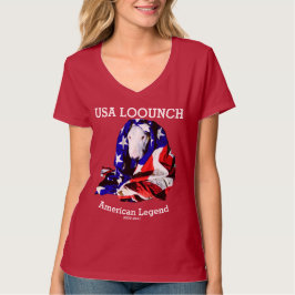 USA LOOUNCH Womens / Neck T-Shirt