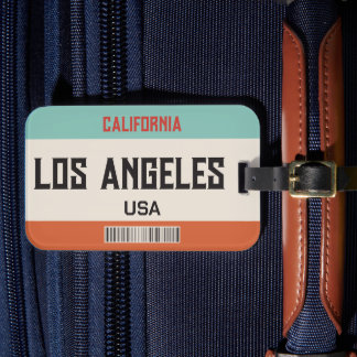 USA LOS ANGELES CALIFORNIA LISENCE PLATE GEPÄCKANHÄNGER