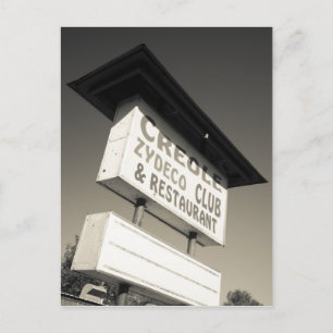 USA, Louisiana, Henderson. Creole Zydeco Music Postkarte