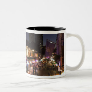 USA, Louisiana, New Orleans. französisches Vierte Zweifarbige Tasse