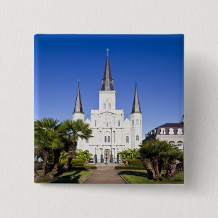 USA, Louisiana, New Orleans. französisches Viertel Button