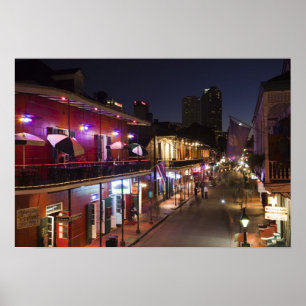 USA, Louisiana, New Orleans. Französisches Viertel Poster