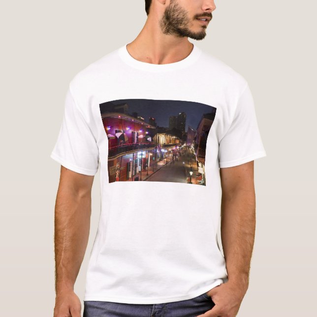 USA, Louisiana, New Orleans. französisches Viertel T-Shirt (Vorderseite)