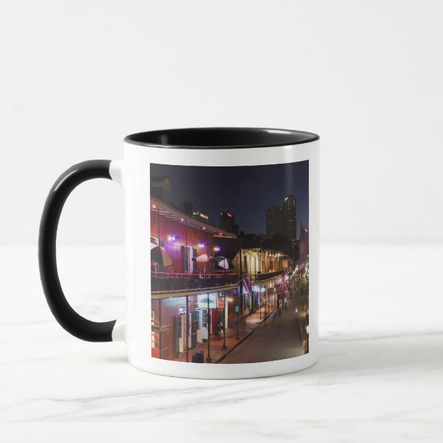 USA, Louisiana, New Orleans. französisches Viertel Tasse (Links)