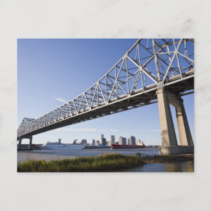 USA, Louisiana, New Orleans. Skyline aus dem 2 Postkarte
