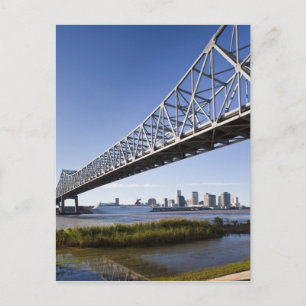 USA, Louisiana, New Orleans. Skyline aus der Postkarte