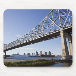 USA, Louisiana, New Orleans. Skyline von den 2 Mousepad