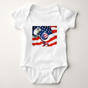 USA Lover_ Baby Strampler