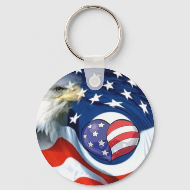 USA Lover_ Schlüsselanhänger (Vorderseite)