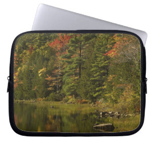 USA; Maine; Acadia NP. Herbstreflexionen bei 2 Laptopschutzhülle