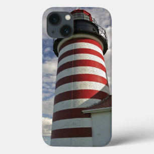 USA, Maine, Lubec. West Quoddy Head Leuchtturm Case-Mate iPhone Hülle