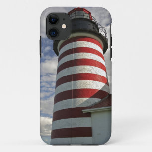 USA, Maine, Lubec. West Quoddy Head Leuchtturm Case-Mate iPhone Hülle