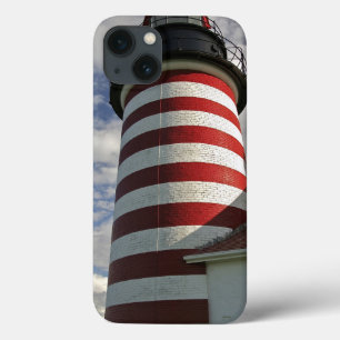 USA, Maine, Lubec. West Quoddy Head Leuchtturm Case-Mate iPhone Hülle