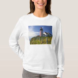 USA, Maine, Lubec. West Quoddy Head Leuchtturm T-Shirt