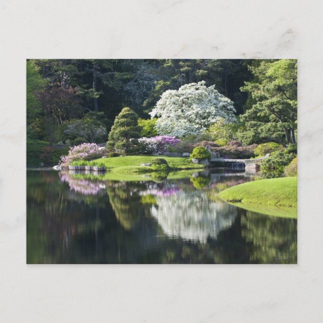 USA, Maine, Nordost-Hafen. Aussicht auf Asticou Postkarte (Vorderseite)