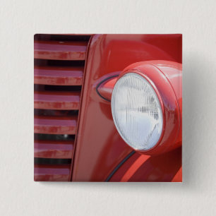USA, Maine, Owl's Head. Scheinwerfer und teilweise Button