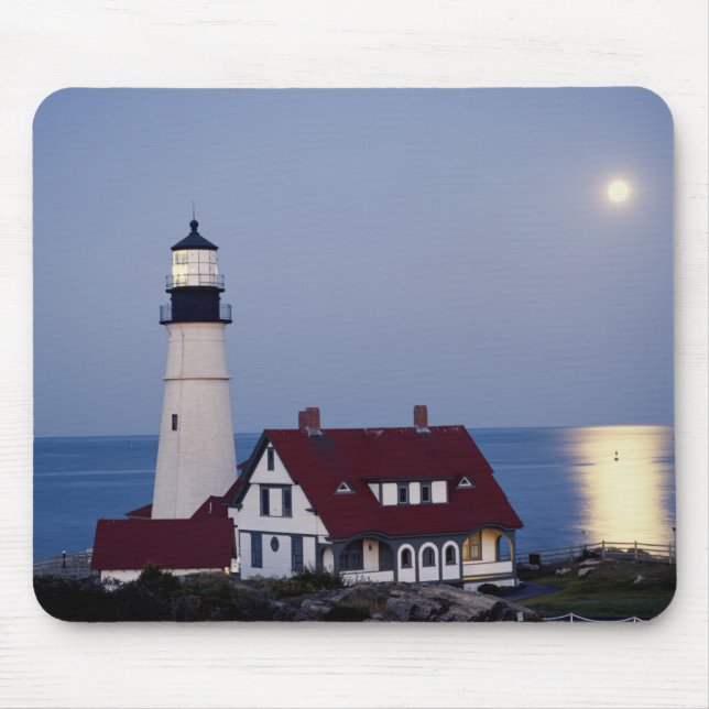 USA, Maine, Portland, Cape Elizabeth, Lighthouse Mousepad (Vorne)