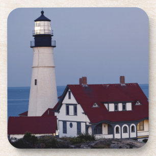 USA, Maine, Portland, Cape Elizabeth, Lighthouse Untersetzer