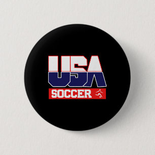 Usa-Mannschaftsfußball - Männer und Frauen America Button