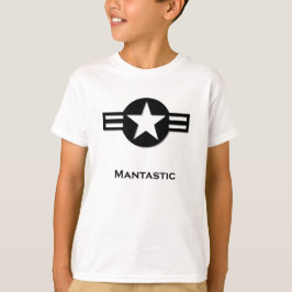USA Mantastisch schwarz T-Shirt