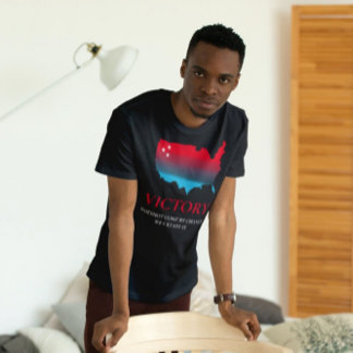 USA Map Patriotic Inspiration Zitat T-Shirt