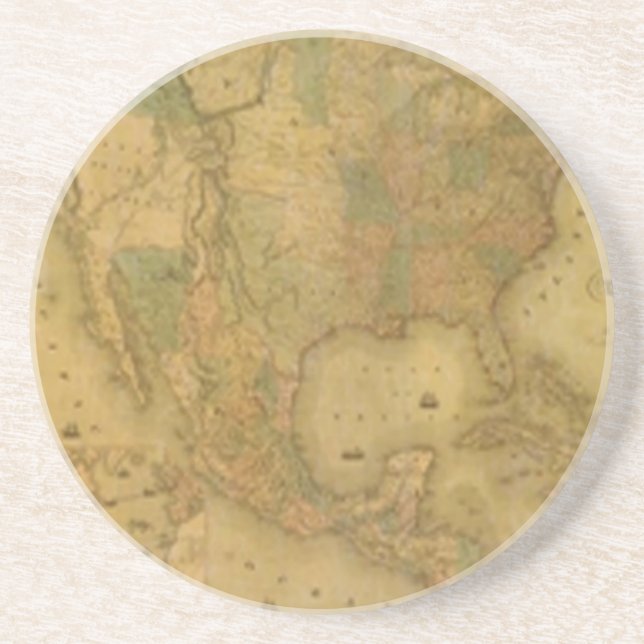 USA Map Untersetzer (Vorne)