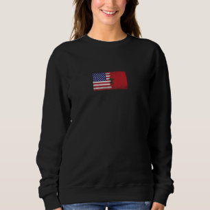 USA Marokko Flaggen - USA, Moro Sweatshirt
