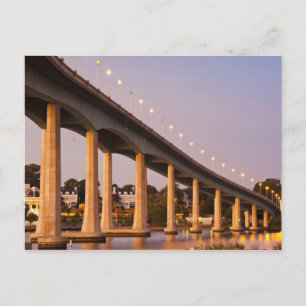 USA, Maryland, Annapolis. Severn River-Brücke, Postkarte