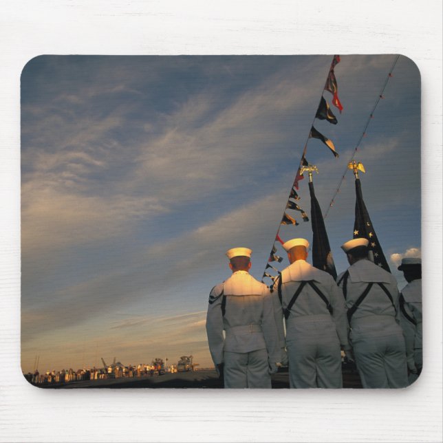USA, Massachusettes, Boston. US-Marine-Farbe Mousepad (Vorne)