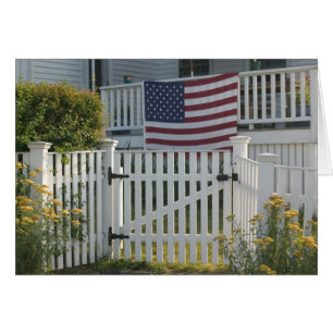 USA, Massachusettes, Gloucester: Patriotischer