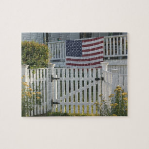 USA, Massachusettes, Gloucester: Patriotischer Puzzle