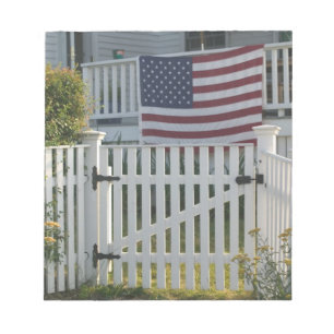 USA, Massachusettes, Gloucester: Patriotischer Zau Notizblock