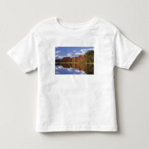 USA, Massachusetts, Acton. Reflexion des Herbstes Kleinkind T-shirt
